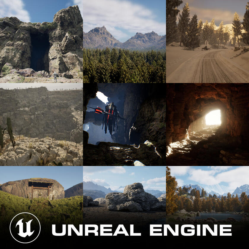 Environment Art rendered in Unreal Engine [NO BREAKDOWNS]