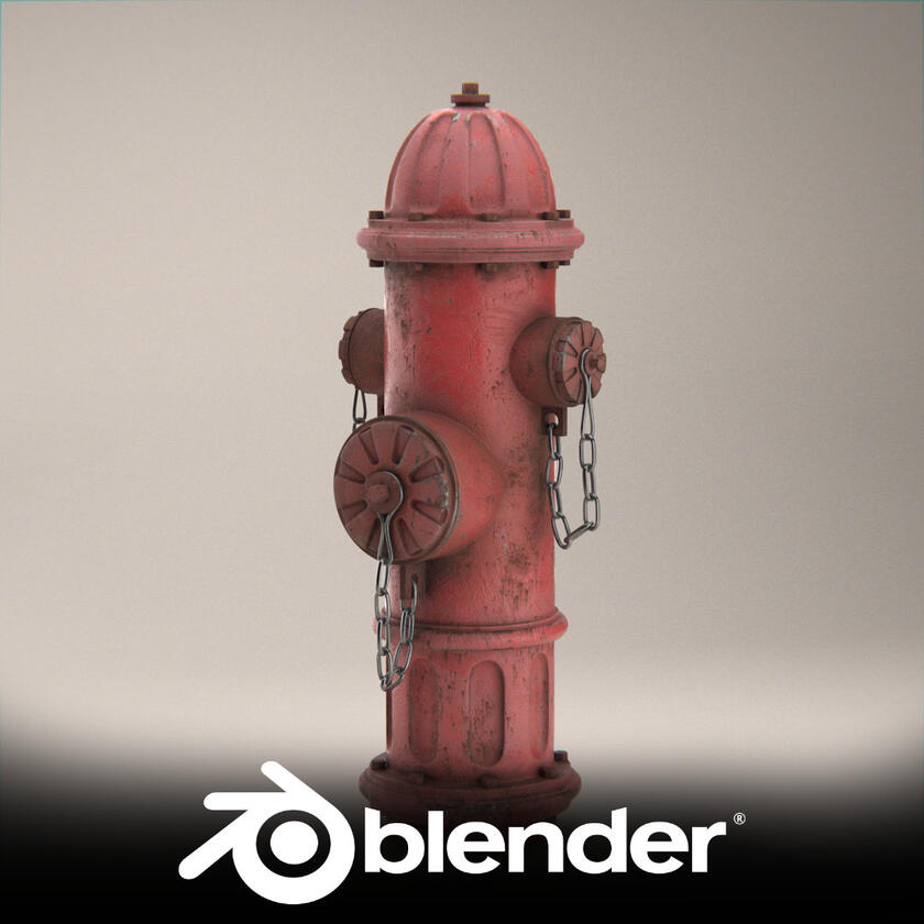 Fire Hydrant Game Asset