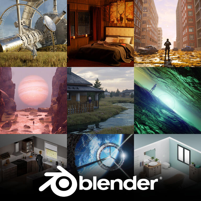 Environment Art rendered in Blender [ARCHIVED]